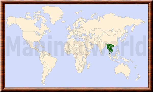 Arctonyx collaris repartition