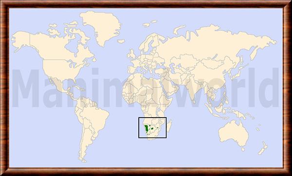 Giraffa giraffa angolensis repartition