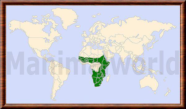 Ictonyx striatus distribution