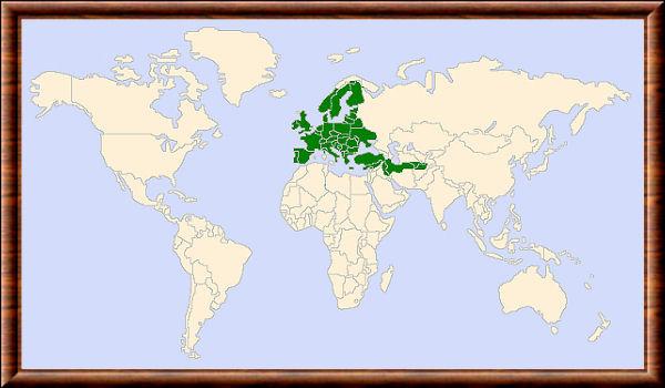 Meles meles distribution