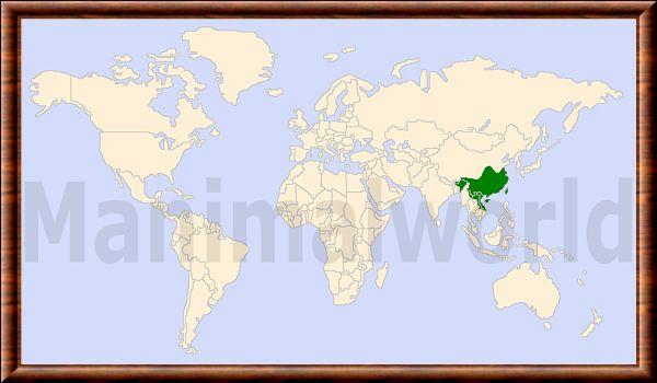 Melogale moschata distribution