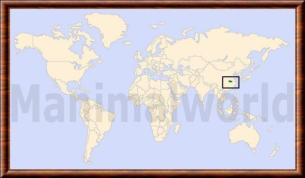 Moschus anhuiensis distribution