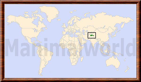 Moschus cupreus distribution