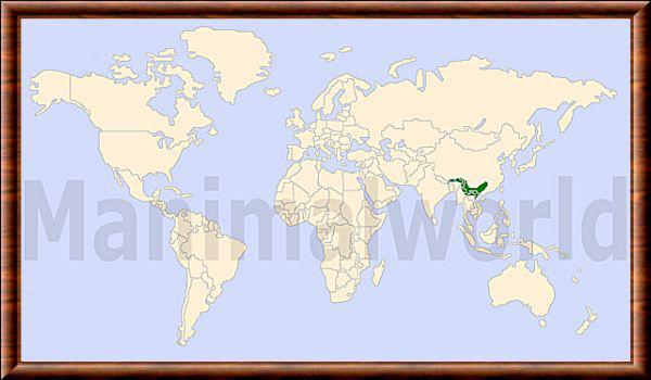 Mustela strigidorsa distribution