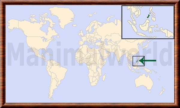 Mydaus marchei distribution