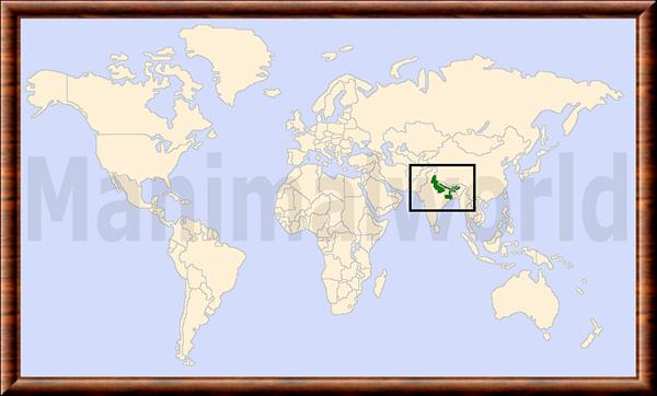 Rhinoceros unicornis distribution